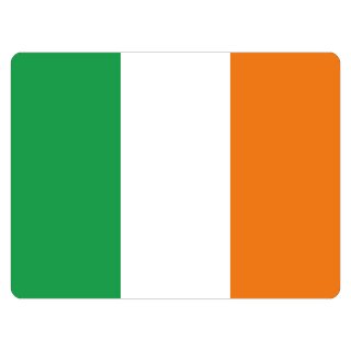 Blechschild "Flagge Irland" 40 x 30 cm Dekoschild Fahnen