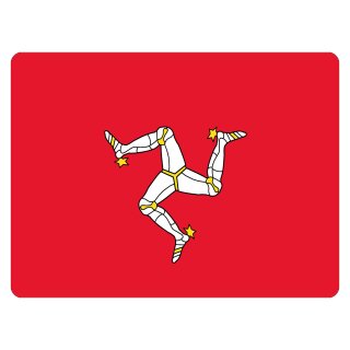 Blechschild "Flagge Isle of Man" 40 x 30 cm Dekoschild Nationalflaggen