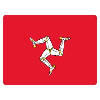 Blechschild "Flagge Isle of Man" 40 x 30 cm Dekoschild Nationalflaggen