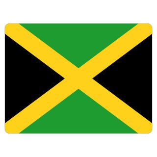 Blechschild "Flagge Jamaika" 40 x 30 cm Dekoschild Länderflagge