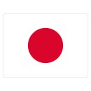 Blechschild "Flagge Japan" 40 x 30 cm...