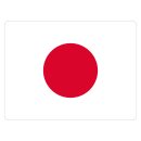 Blechschild "Flagge Japan" 40 x 30 cm...