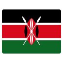 Blechschild "Flagge Kenia" 40 x 30 cm...