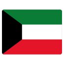 Blechschild "Flagge Kuwait" 40 x 30 cm...