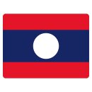 Blechschild "Flagge Laos" 40 x 30 cm Dekoschild...