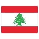 Blechschild "Flagge Libanon" 40 x 30 cm...