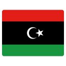 Blechschild "Flagge Libyen" 40 x 30 cm...