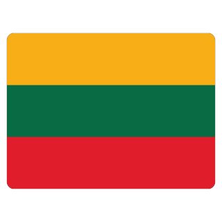 Blechschild "Flagge Litauen" 40 x 30 cm Dekoschild Fahnen