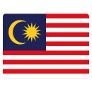 Blechschild "Flagge Malaysia" 40 x 30 cm...