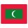 Blechschild "Flagge Malediven" 40 x 30 cm Dekoschild Länderfahnen