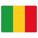 Blechschild "Flagge Mali" 40 x 30 cm Dekoschild...