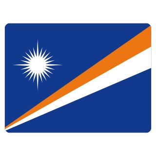 Blechschild "Flagge Marshallinseln" 40 x 30 cm Dekoschild Fahnen