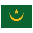 Blechschild "Flagge Mauretanien" 40 x 30 cm...