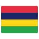 Blechschild "Flagge Mauritius" 40 x 30 cm...