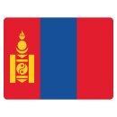 Blechschild "Flagge Mongolei" 40 x 30 cm...