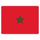 Blechschild "Flagge Marokko" 40 x 30 cm...