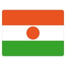 Blechschild "Flagge von Niger" 40 x 30 cm...