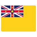 Blechschild "Flagge Niue" 40 x 30 cm Dekoschild...