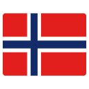 Blechschild "Flagge Norwegen" 40 x 30 cm...