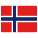 Blechschild "Flagge Norwegen" 40 x 30 cm...