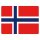 Blechschild "Flagge Norwegen" 40 x 30 cm Dekoschild Nationalflaggen