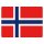 Blechschild "Flagge Norwegen" 40 x 30 cm Dekoschild Nationalflaggen