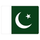 Blechschild "Flagge Pakistan" 40 x 30 cm...