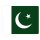 Blechschild "Flagge Pakistan" 40 x 30 cm Dekoschild Pakistan Flagge