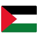 Blechschild "Flagge Palästina" 40 x 30 cm...