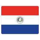 Blechschild "Flagge Paraguay" 40 x 30 cm...