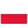 Blechschild "Flagge Polen" 40 x 30 cm Dekoschild Fahnen