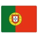 Blechschild "Flagge Portugal" 40 x 30 cm...