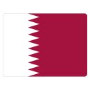 Blechschild "Flagge Katar" 40 x 30 cm...