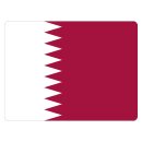 Blechschild "Flagge Katar" 40 x 30 cm...