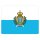 Blechschild "Flagge San Marino" 40 x 30 cm Dekoschild Nationalflaggen