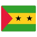 Blechschild "Flagge Sao Tome Principe Sao Tome Rusty...