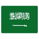 Blechschild "Flagge Saudi-Arabien" 40 x 30 cm...