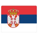 Blechschild "Flagge Serbien" 40 x 30 cm...
