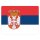 Blechschild "Flagge Serbien" 40 x 30 cm Dekoschild Länderfahnen