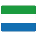 Blechschild "Flagge Sierra Leone" 40 x 30 cm...