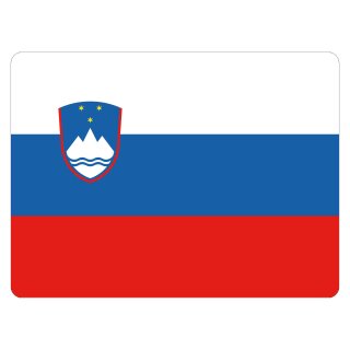 Blechschild "Flagge Slowenien" 40 x 30 cm Dekoschild Länderfahnen