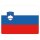 Blechschild "Flagge Slowenien" 40 x 30 cm Dekoschild Länderfahnen