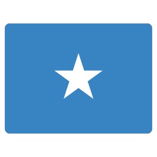Blechschild "Flagge Somalia" 40 x 30 cm Dekoschild Länderflagge