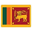 Blechschild "Flagge Sri Lanka" 40 x 30 cm...