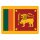 Blechschild "Flagge Sri Lanka" 40 x 30 cm Dekoschild Sri Lanka Flagge