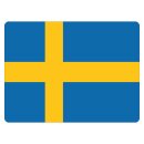 Blechschild "Flagge Schweden" 40 x 30 cm...