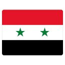Blechschild "Flagge Syrien" 40 x 30 cm...