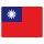 Blechschild "Flagge Taiwan" 40 x 30 cm Dekoschild Fahnen