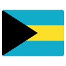 Blechschild "Flagge Bahamas" 40 x 30 cm...