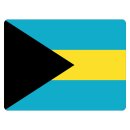 Blechschild "Flagge Bahamas" 40 x 30 cm...